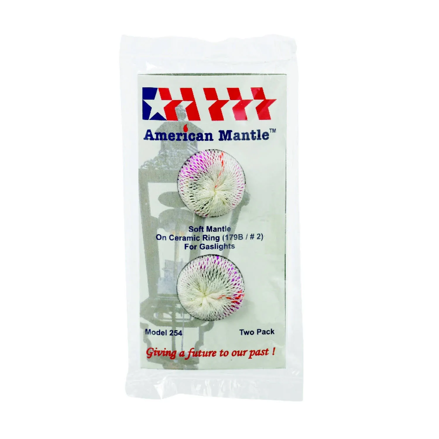 American Mantle 254 Ceramic Gas Lantern Mantle 5.75 L in. for 179B Ring