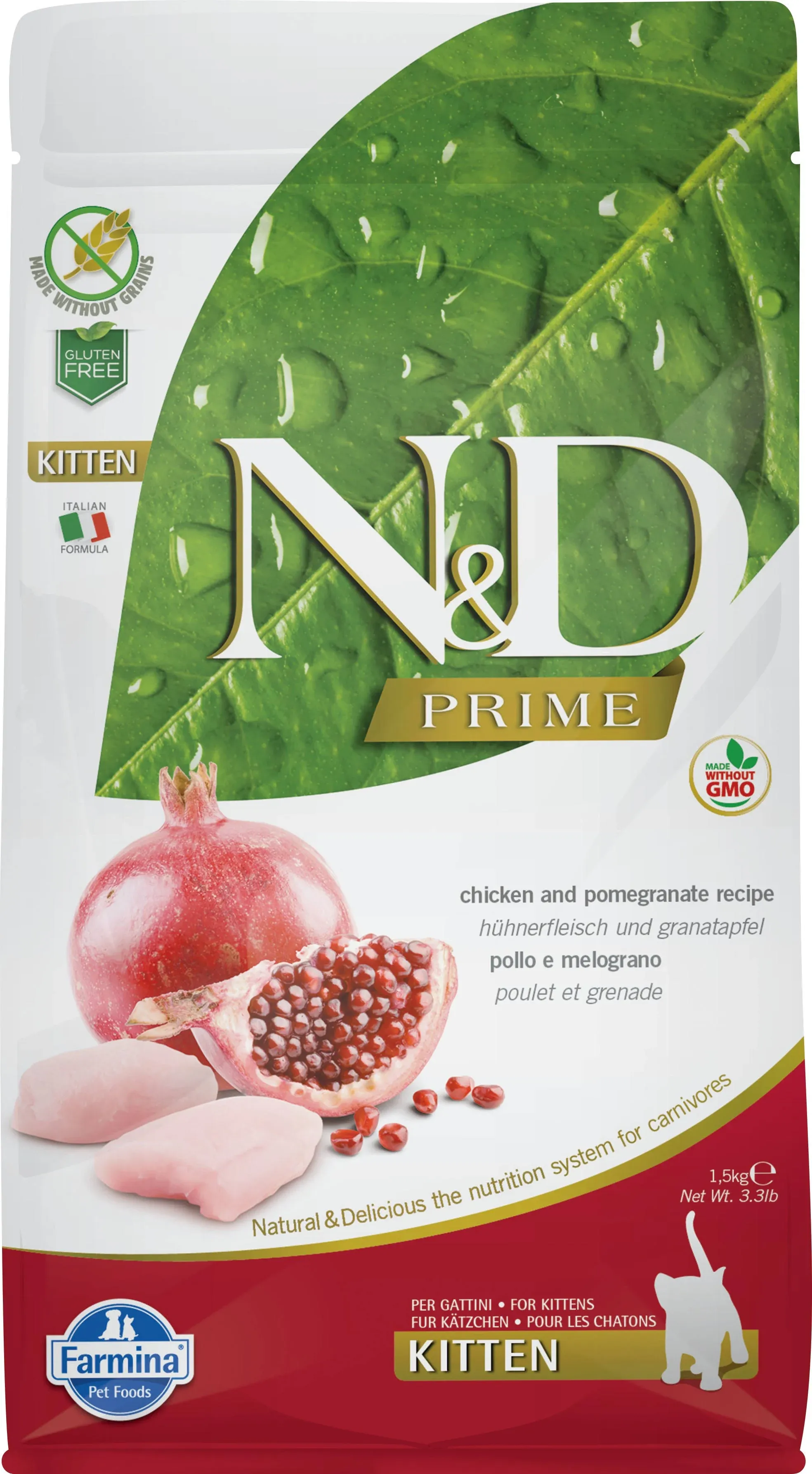 Farmina Dry Cat Food N&D Prime Chicken & Pomegranate