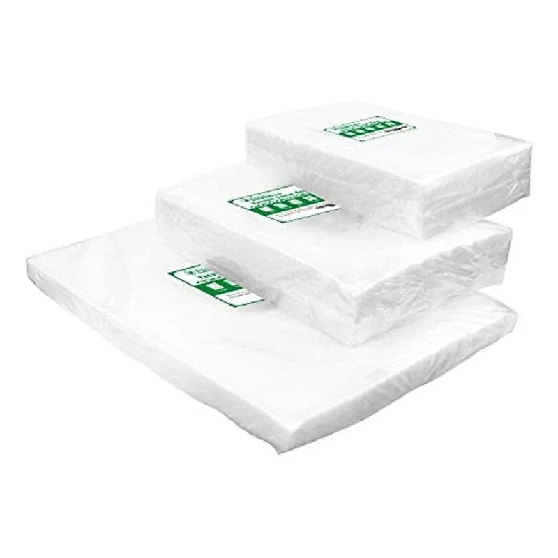 MakMeFre150 Count Vacuum Sealer Bags 50 Each Size Pint 6"x 10"Quart 8"x12 ...