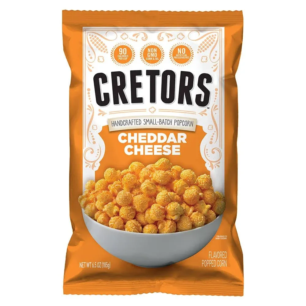 G.H. Cretors Popcorn Just The Cheese Corn 6.5-Ounce Bags Pack of 12