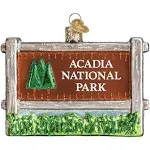 Acadia National Park Glass Ornament, 3 x 4 1/8", OWC # 36190