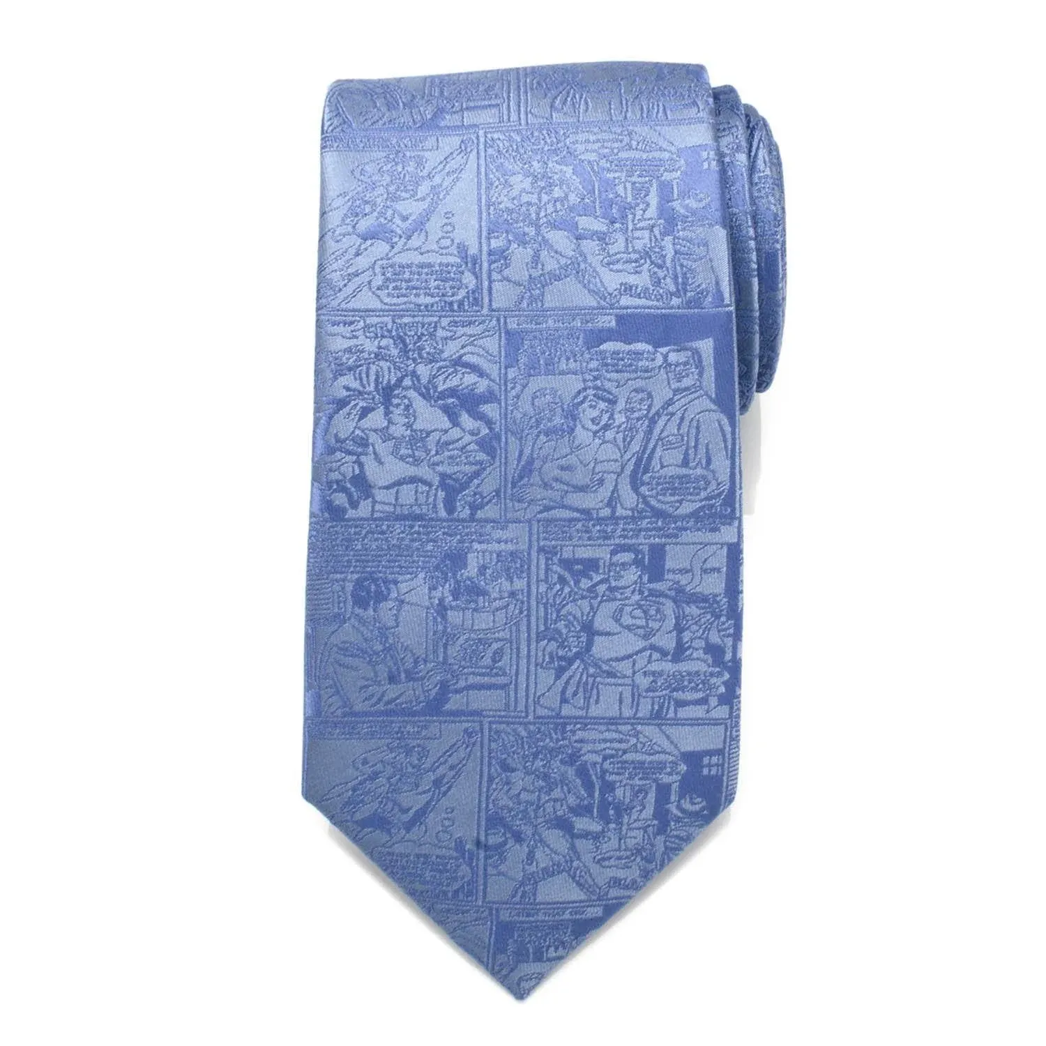 Cufflinks Inc. Superman Comic Blue Mens Tie