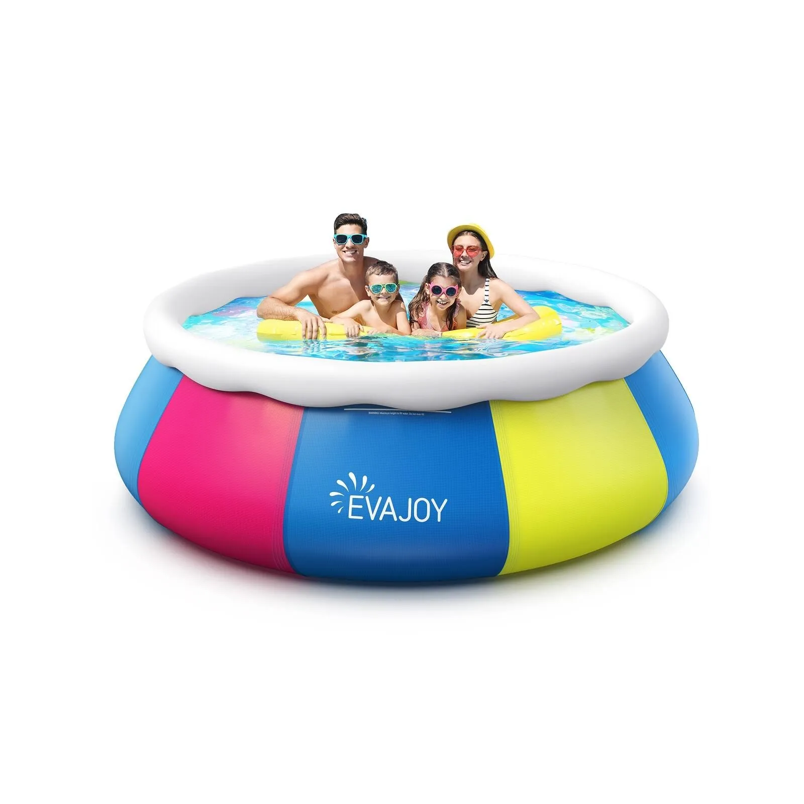 Inflatable Swimming Pool Evajoy 10ft ×30in Easy Set Pool Pool