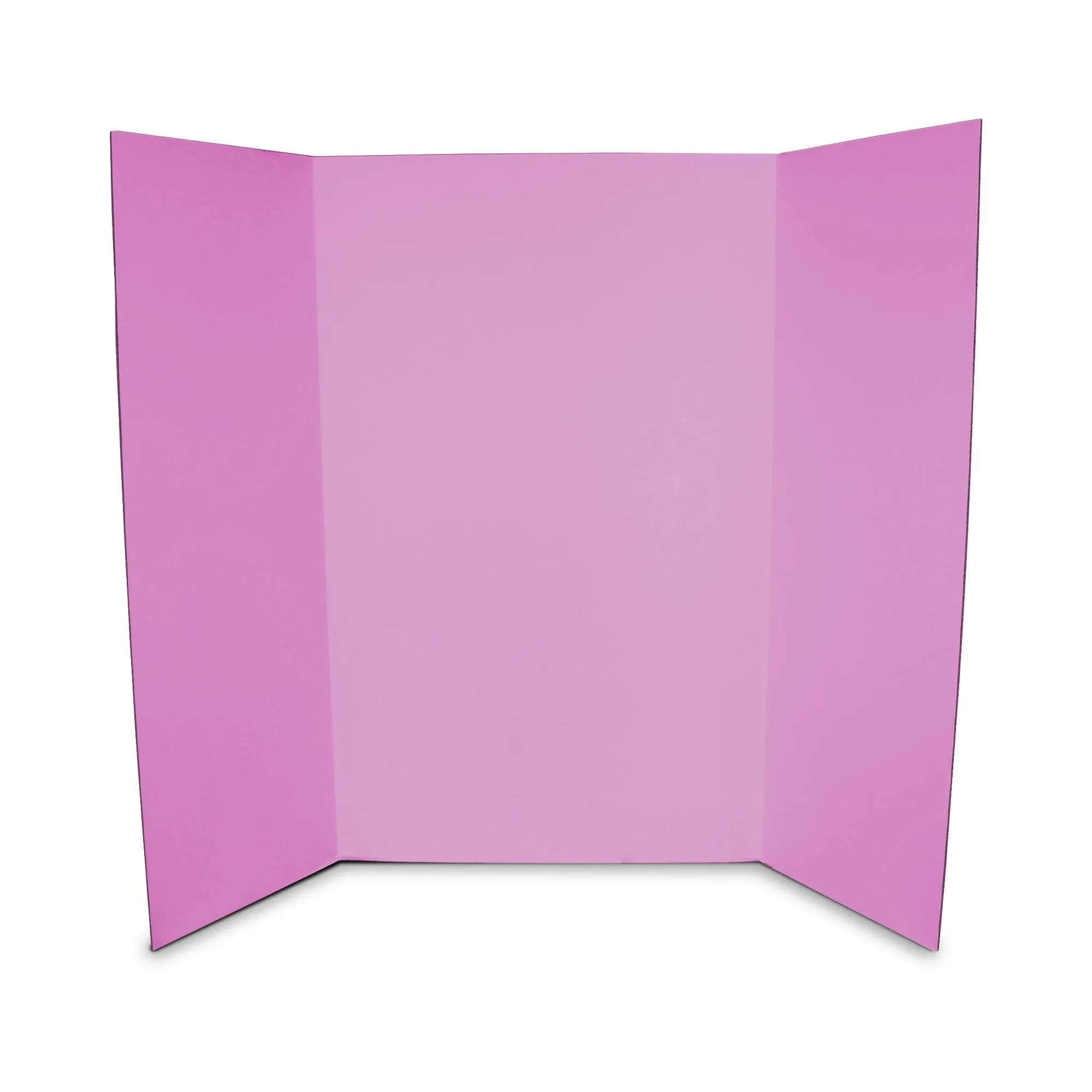 Flipside Products 36” x 48” Project Boards for Presentations, Science Fair, School Projects, Event Displays and Trifold Picture Board, Proudly Made in USA – Pink - 24 Pack