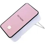 Safety Energy-Saving Heater Mini Portable Room Office Desktop Electric Fan Heater Air Warmer Pink