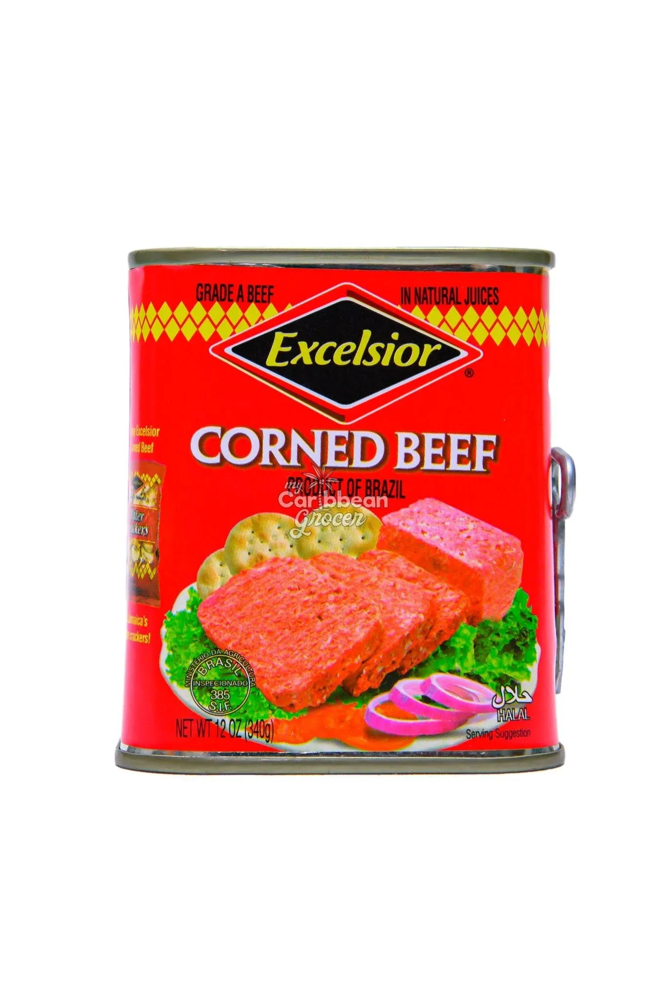 EXCELSIOR Corned Beef in Natural Juices, 12 Ounce