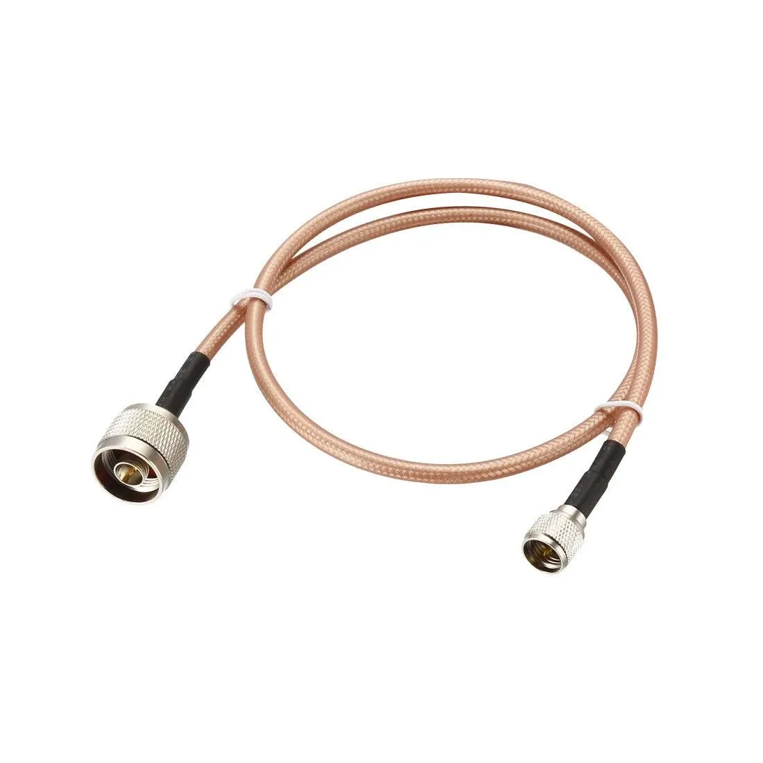 Uxcell Mini UHF Male to N Male Right Angle RG400 RF Coaxial Cable | Harfington ...