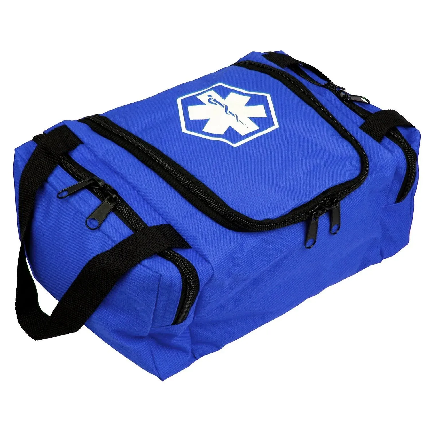 Dixie EMS First Responder Fully Stocked Trauma First Aid Kit – Blue