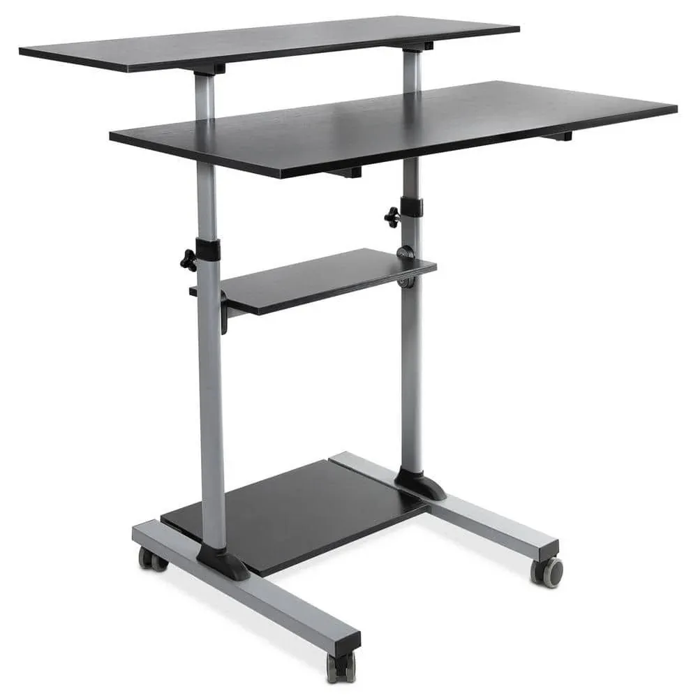 Mount-It! Height Adjustable Rolling Stand up Desk