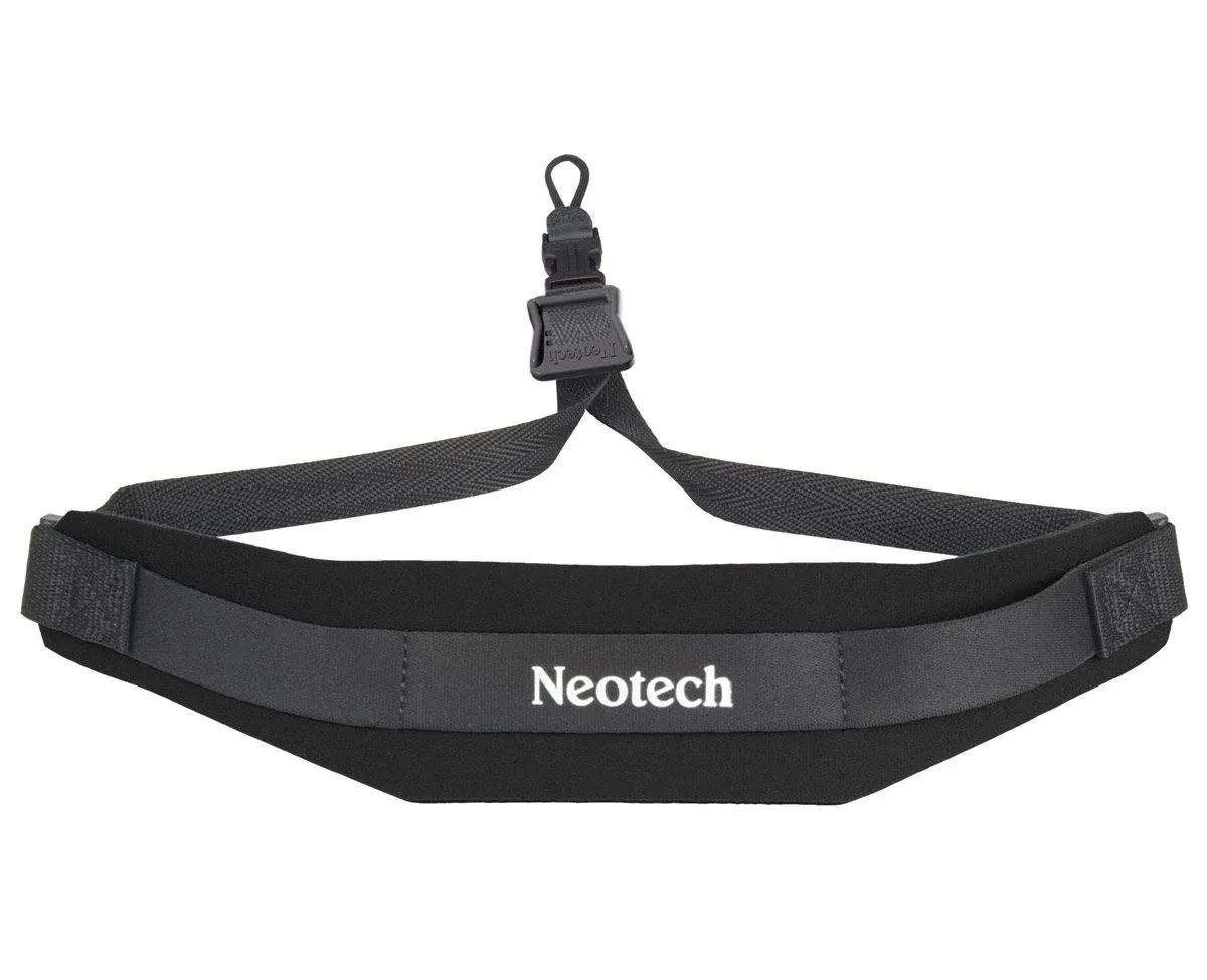 Neotech Soft Sax, Black, X-Long, Loop Saxophone Strap | Reverb