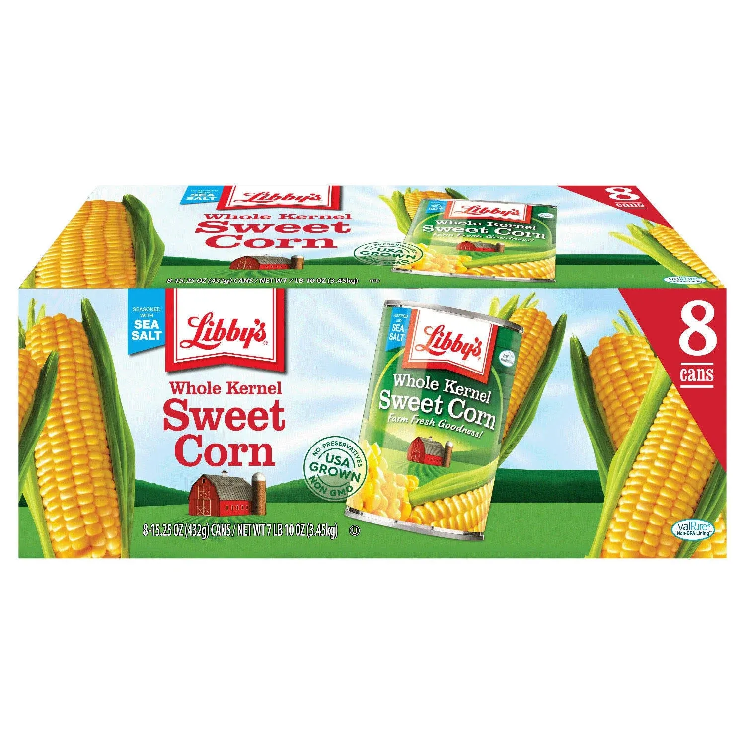 (4 Count) Libby's Canned Whole Kernel Sweet Corn, 4 oz