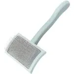 Pet Slicker Brush With Soft Massage Grooming Stainless Steel Pins - Slide This U