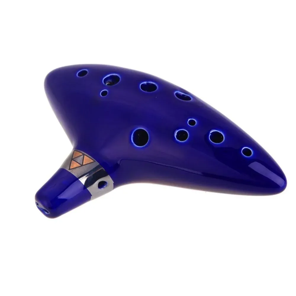 AFUNTA 12 Hole Ocarina Ceramic Alto C Legend of Zelda Ocarina Flute with Song ...