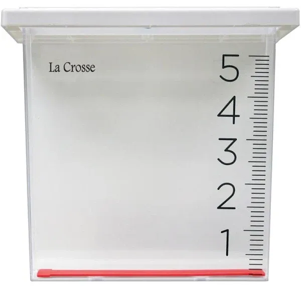 705-109 La Crosse Waterfall Rain Gauge with Floating Rain Marker