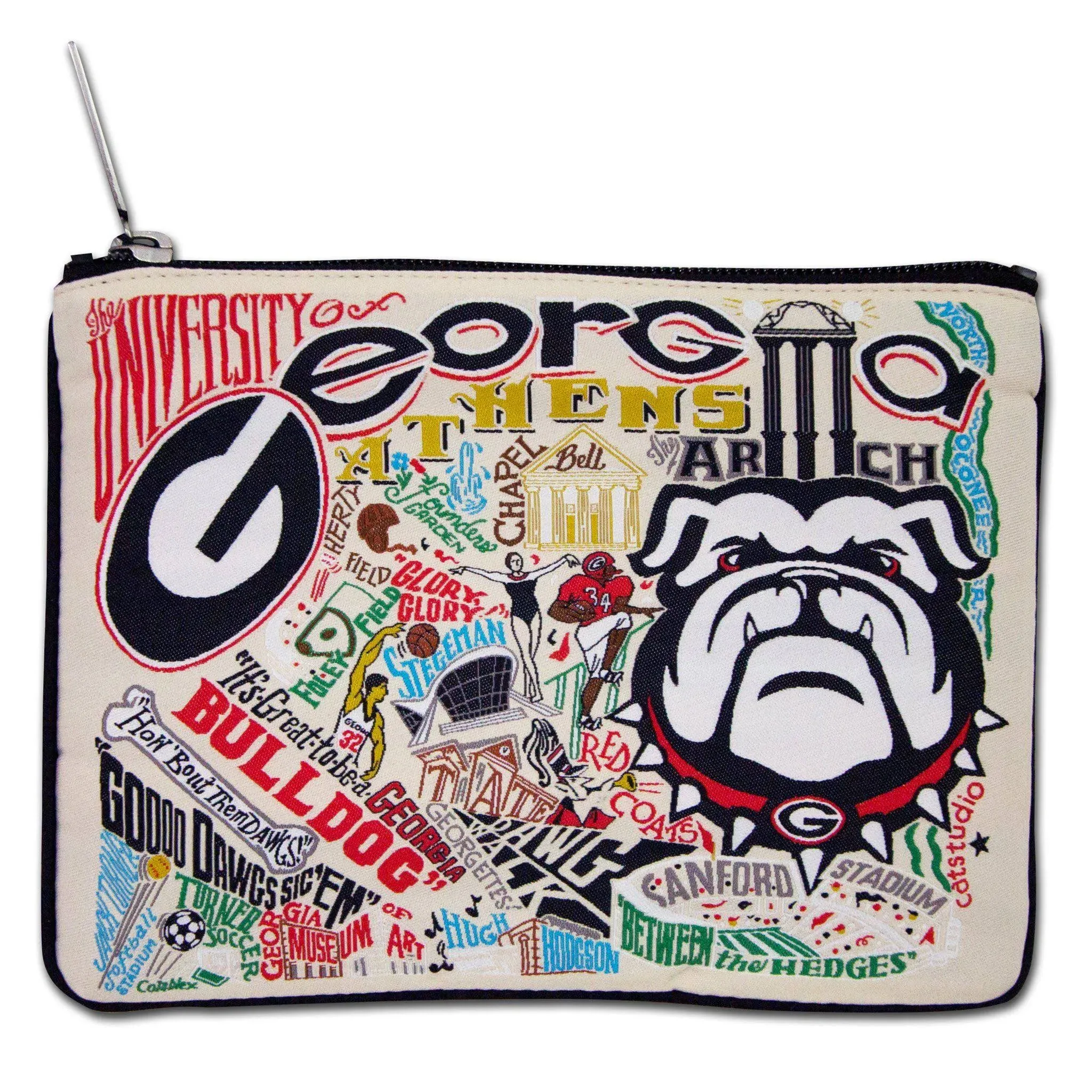 Catstudio Georgia, University of Collegiate Zip Pouch