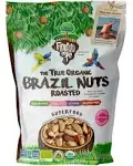 The True Organic Premium Brazil Nuts (15oz) Roasted & Himalayan Salt | Kosher | Non-Gmo | Certified Organic | No Oil | Fresh | Vegan | Gluten Free | Keto and Paleo Friendly | Sustainably Harvested