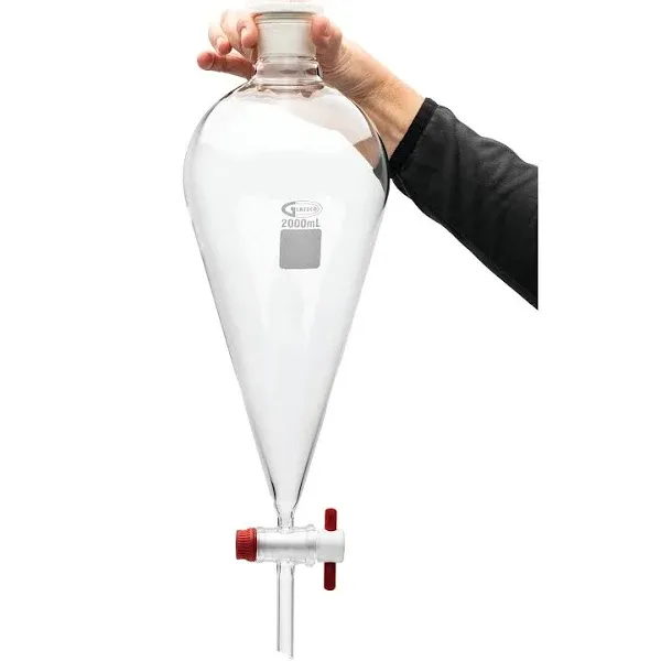 Separatory Funnel, Glass, 2000ml