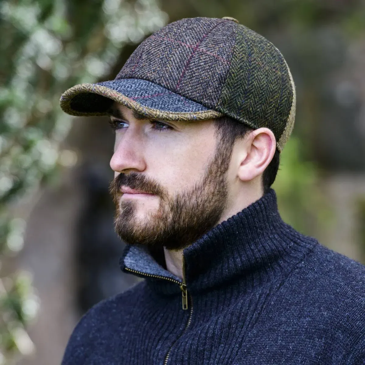 Mucros Weavers Men's Wool Baseball Cap Made in Ireland