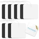 Extra Large Tens Unit Replacement Pads 4&#039;&#039; X 4&#034; (12 Pcs) with Pad Holder, Reusab