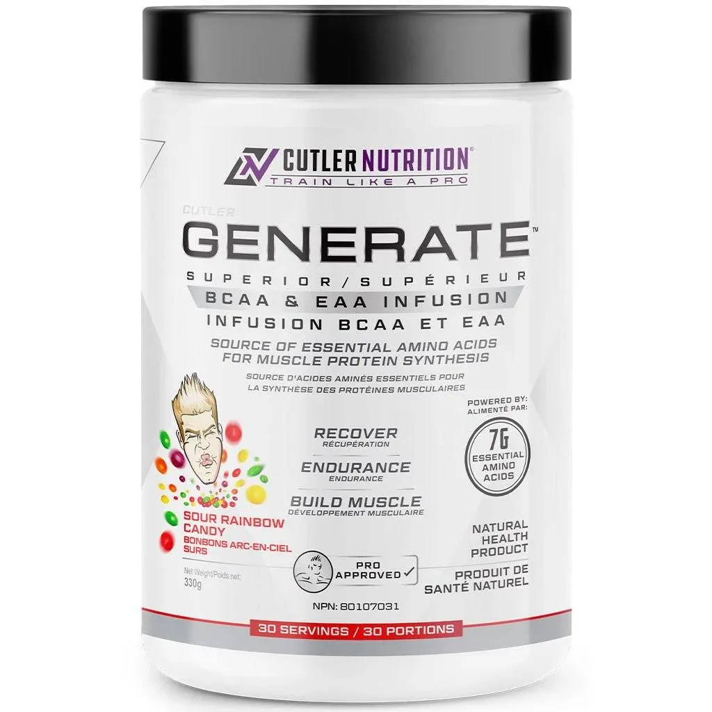 Cutler Nutrition GENERATE BCAA-EAA, 30 Servings