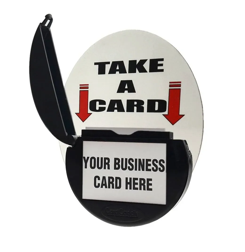 Marketing Holders Marketing Holder Card Caddie Magnetic Vehicle Business Card ...