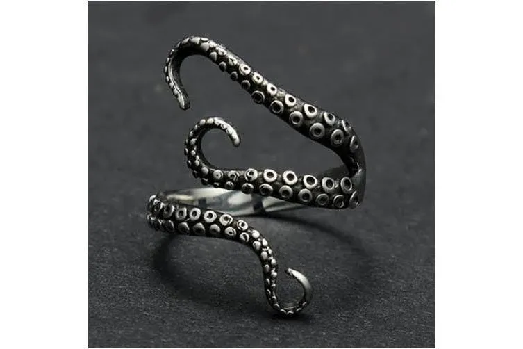 Gothic Style Octopus Wrap Ring - Your Soul Place