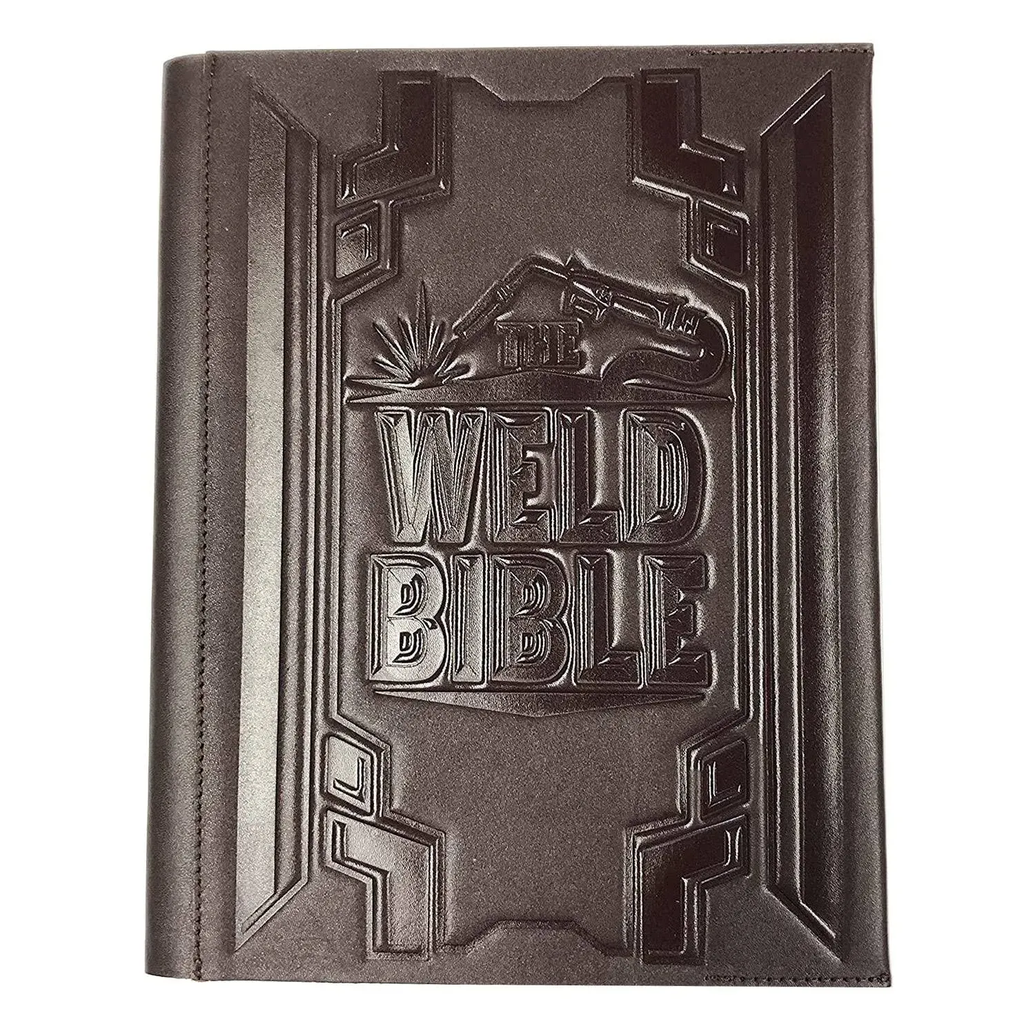 WELD BIBLE - LEATHER BOUND X 100 PAGE WELDERS NOTEBOOK