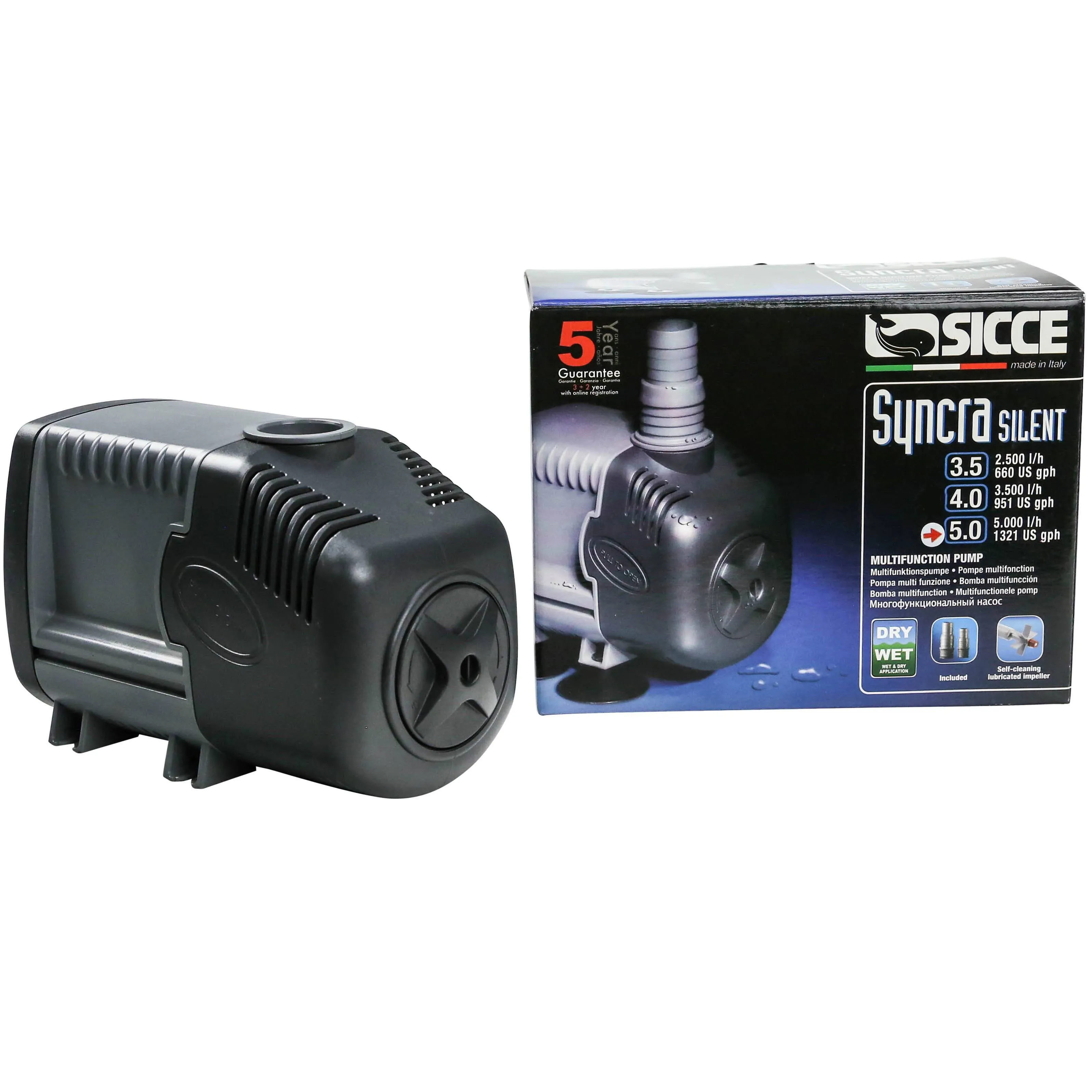 Sicce Syncra Silent 5.0 Pump (1321 GPH)