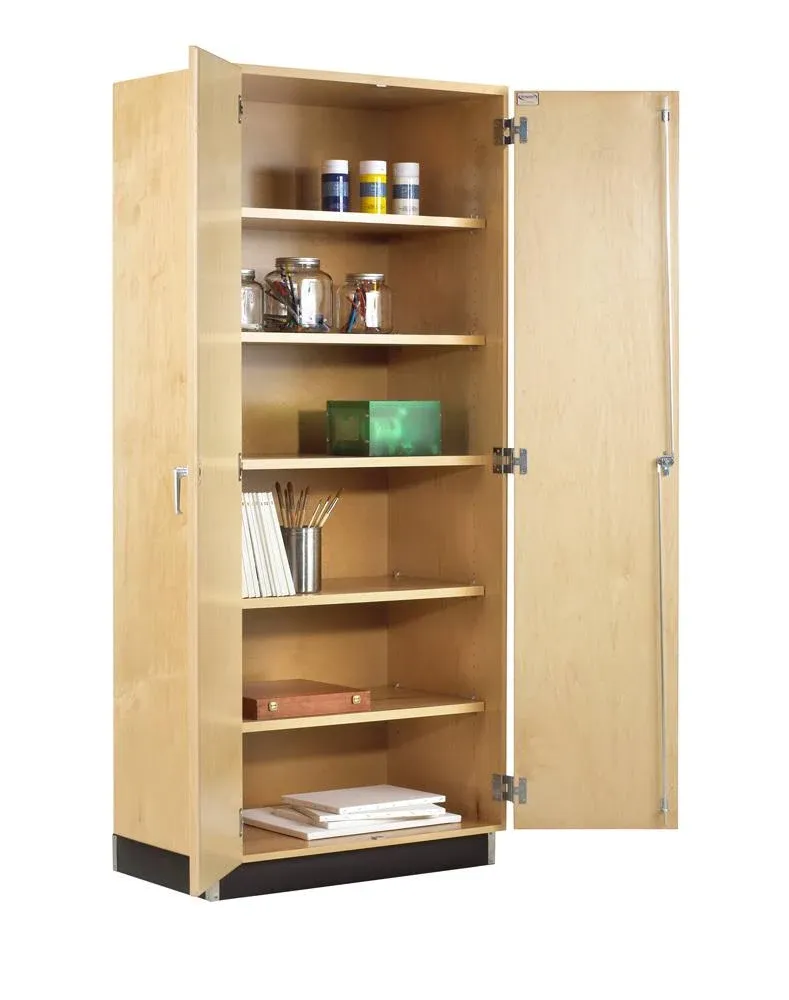 Maple Storage Cabinet, 36 in W, 84 in H