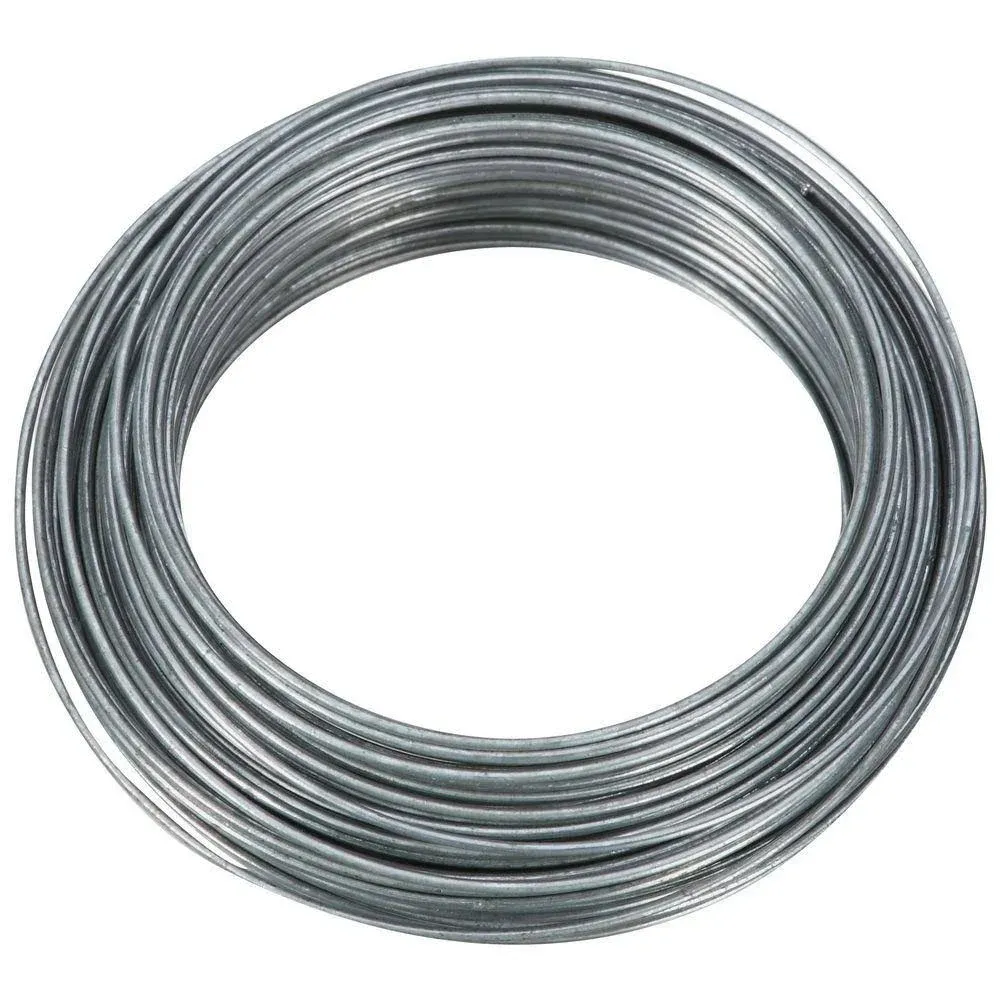 National Hardware N264-770 Steel Wire, Galvanized, 19 GA x 50'