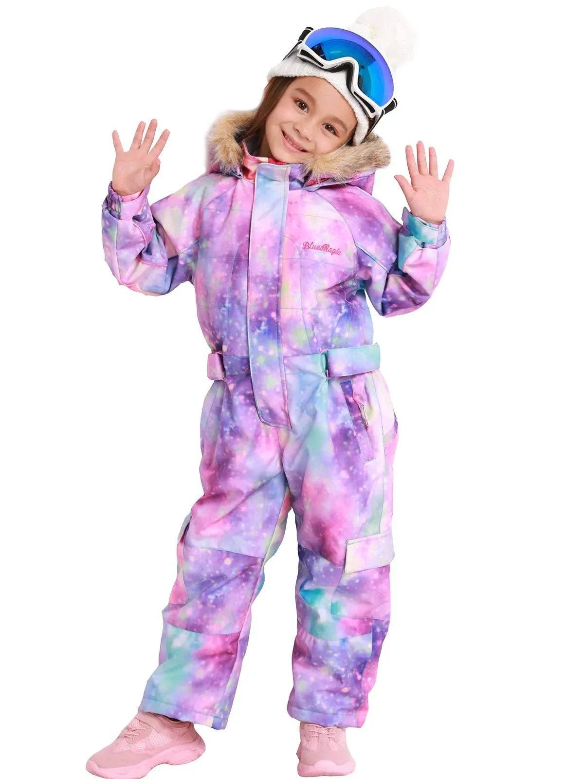 Bluemagic Big Kid's One Piece Snowsuits Ski Suits Waterproof Overalls Jackets ...