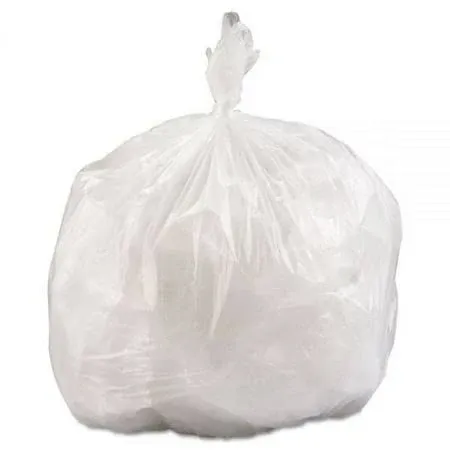 Inteplast Group 33 Gal. High-Density Clear 14 Microns 33 in. x 39 in. Commercial Trash Bags (250-Carton) IBSVALH3340N16