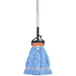 Nine Forty Commercial USA Looped End Wet Mop Head with Aluminum Extension Handle