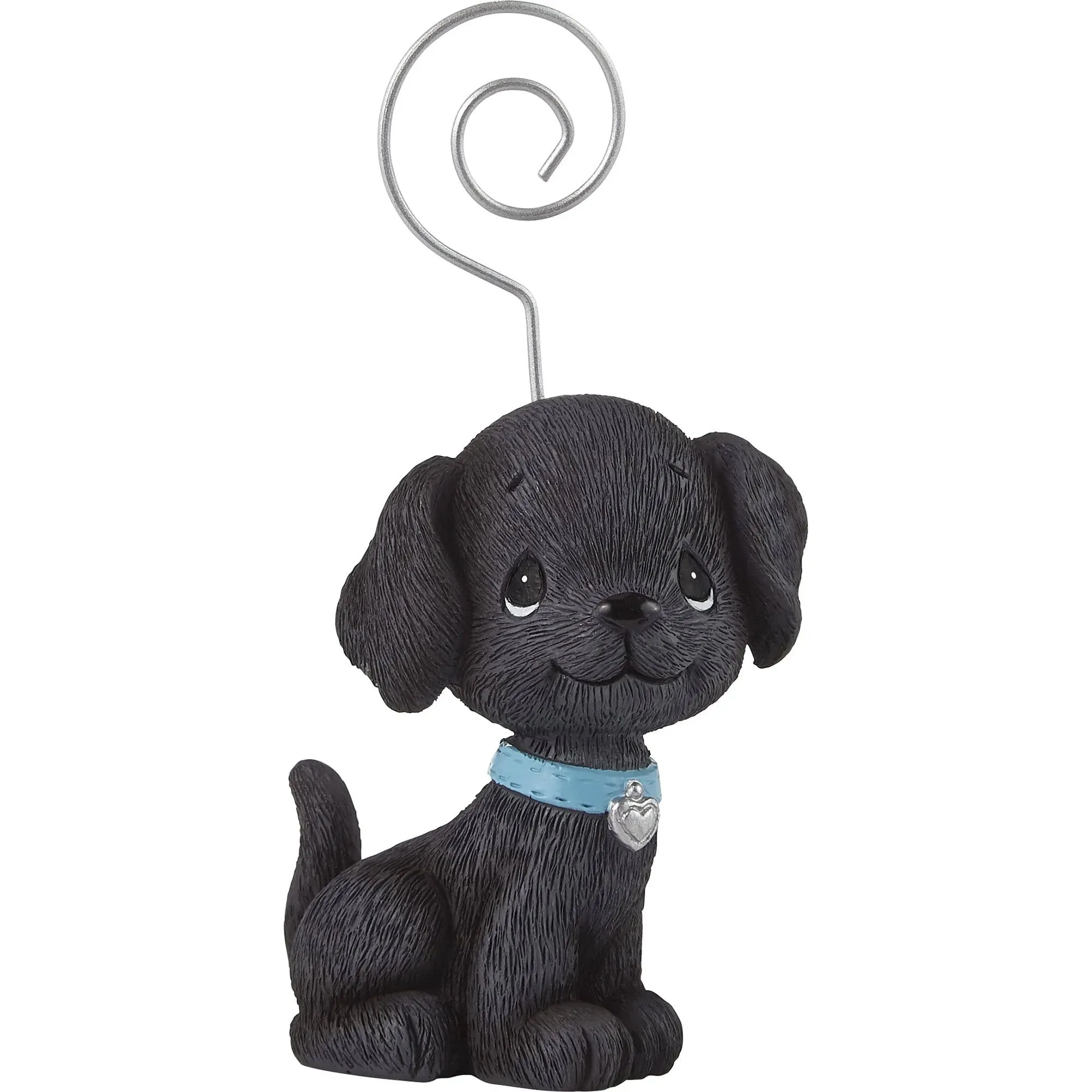 Precious Moments 226411 4.5 in. Resin Black Labrador Retriever Photo Holder ...