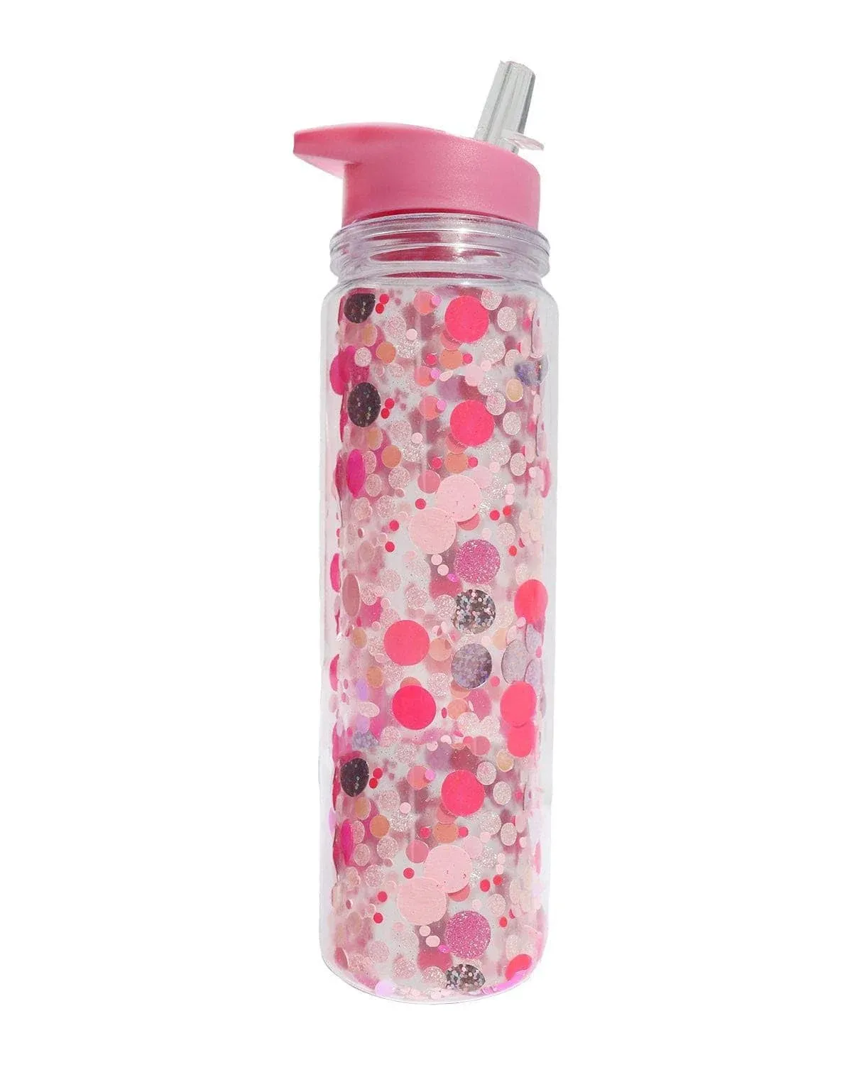 Pink Confetti Water Bottle