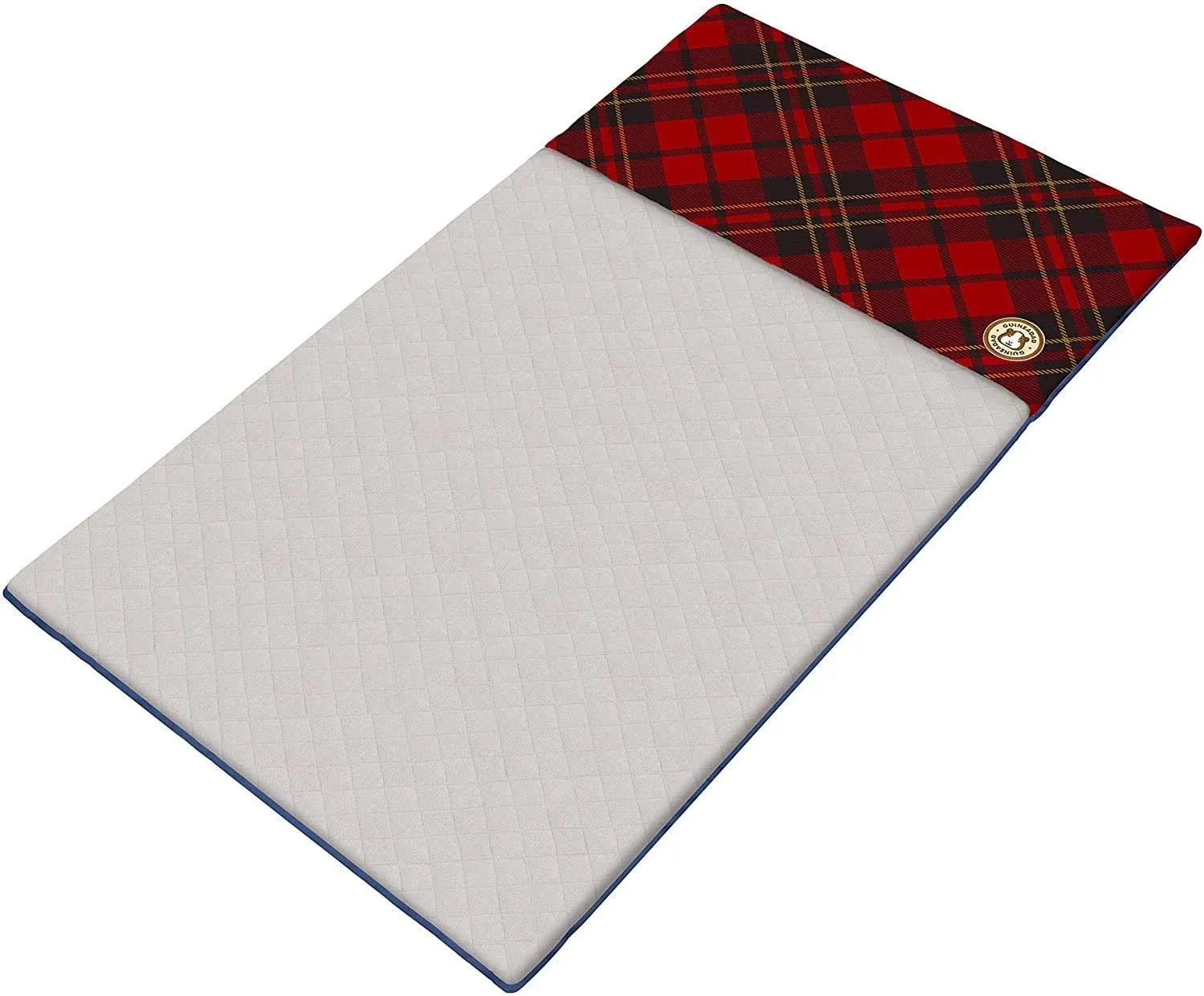 GuineaDad Liner | Guinea Pig Fleece Cage Liners | Guinea Pig Bedding | Burrowing Pocket Sleeve | Extra Absorbent Bamboo | Waterproof Bottom (C&C 2x4, Plaid Red)