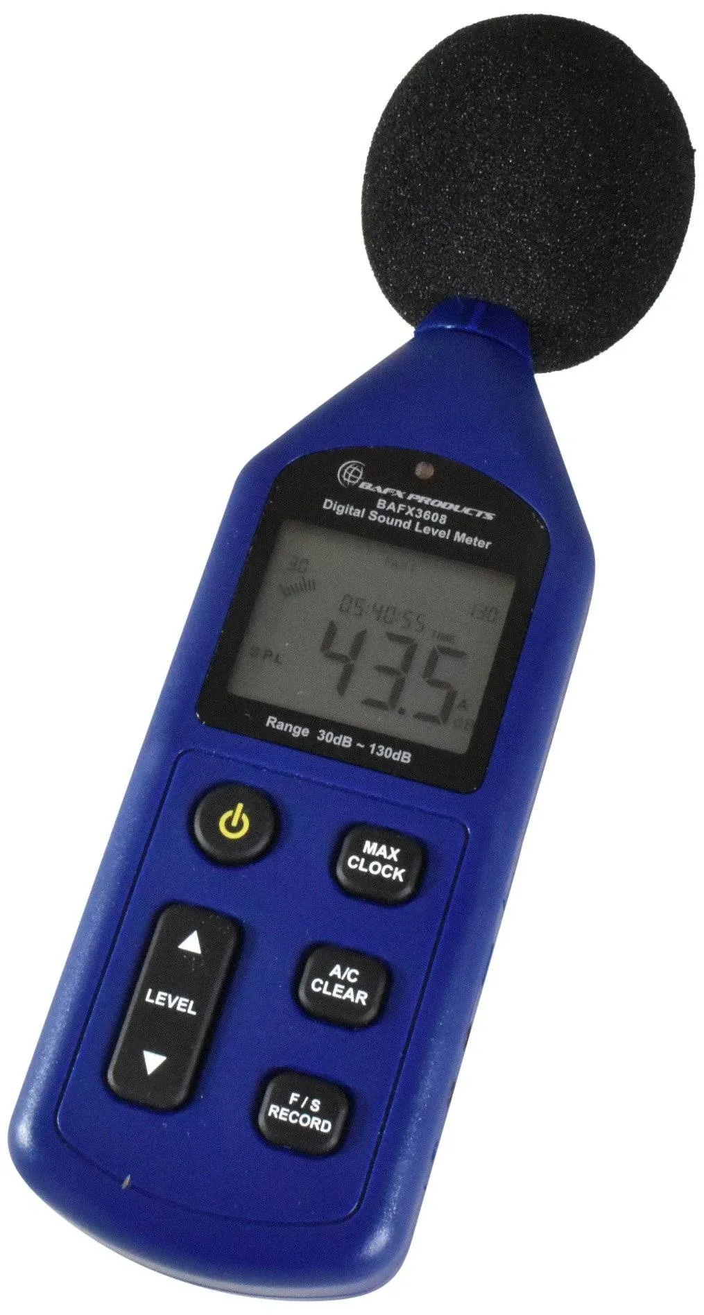 BAFX Products - Decibel Meter/Sound Pressure Level Reader (SPL) / 30-130dBA Range - 1 Year Warranty (Standard)