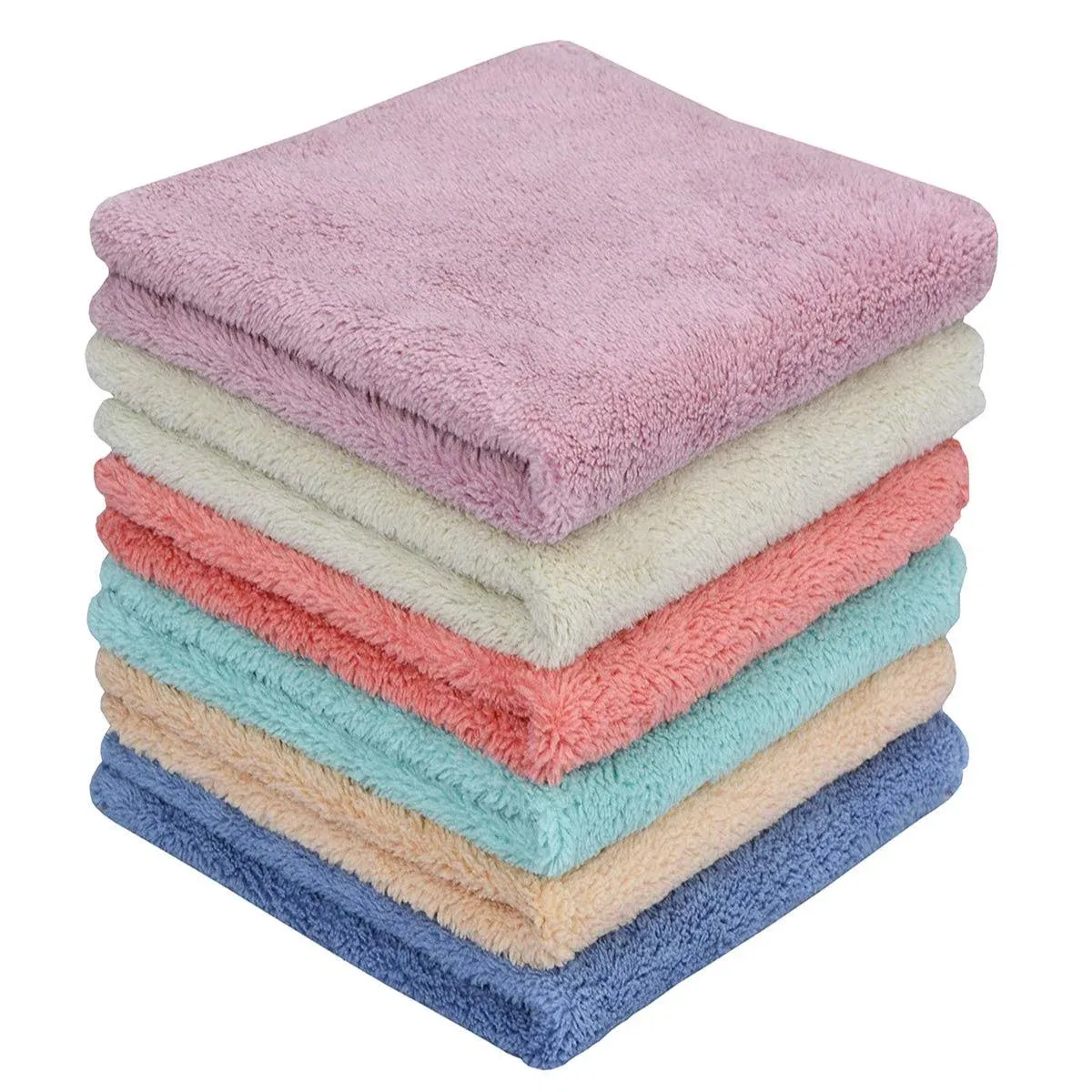 Microfiber Rag Bulk Multifunctiona<wbr/>l For House Furniture Reusable Rags Kitchen Wi