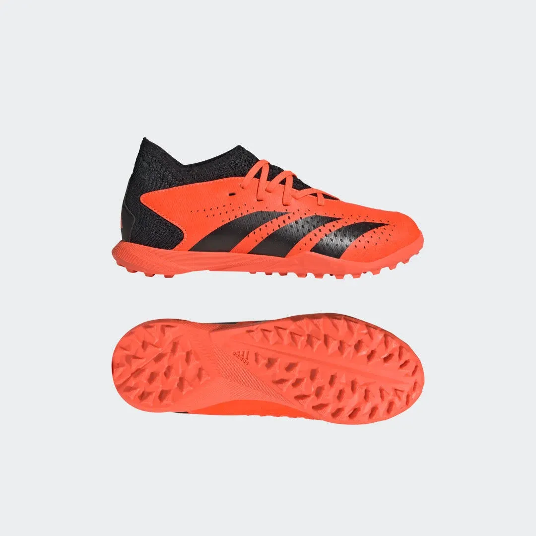 Adidas Predator Accuracy.3 TF Junior Turf Soccer Shoes Orange/Black / 13.5K