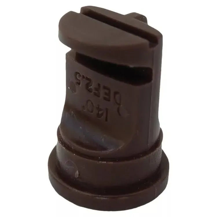 Valley Industries DF2.5-CSK Deflector Spray Tip, 140 deg, Brown