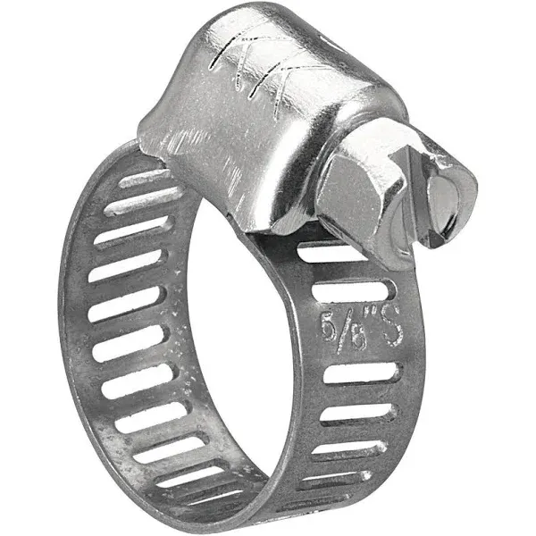 KE24BX 10 Piece Hose Clamp Box (Size SAE 24), Silver