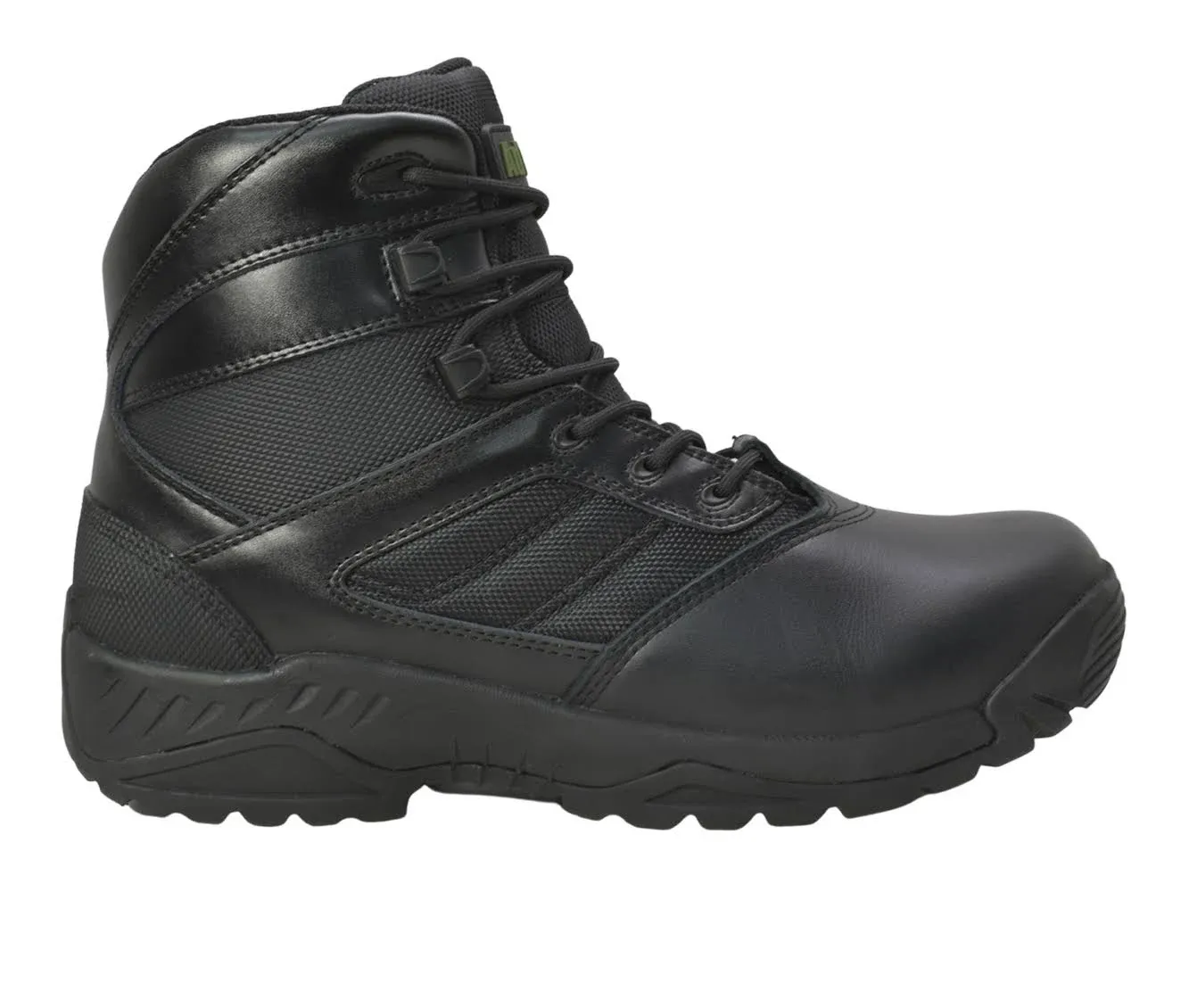 AdTec Men's 6" Full Grain Polishable Leather Side Zipper Tactical Boot Black 14M