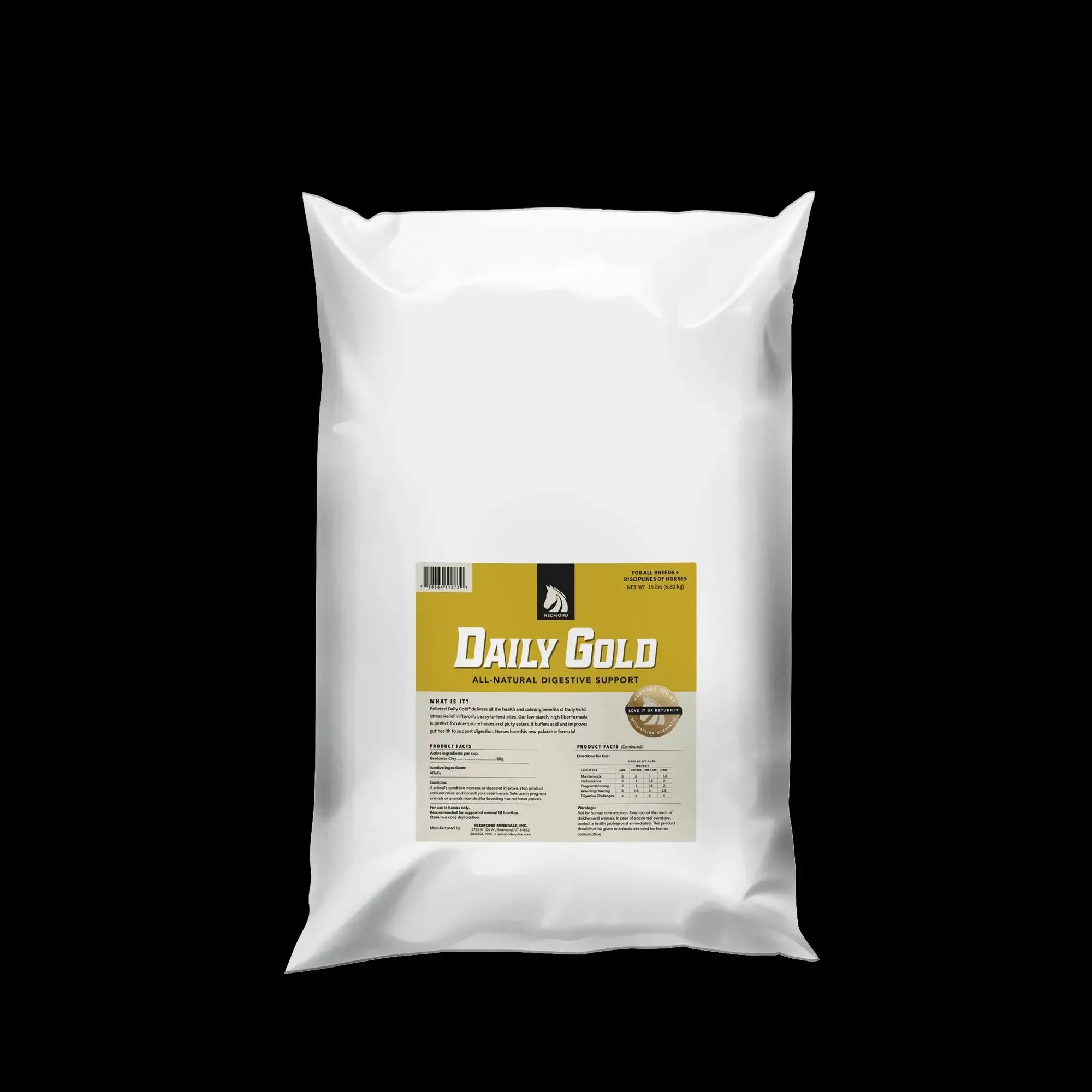 Daily Gold - Horse Gut Supplements Pellet / Bag (15 lb)