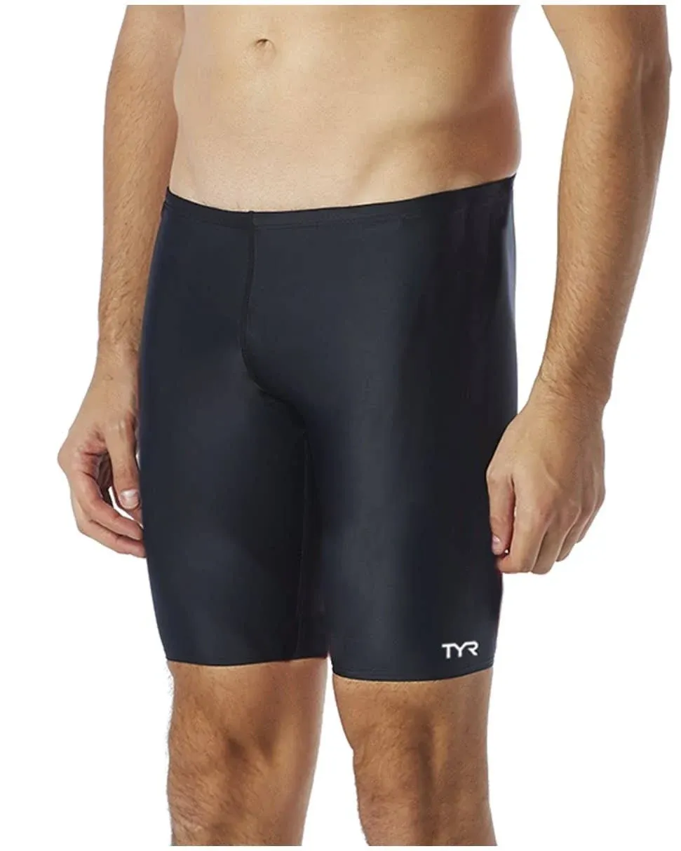 Men's TYR Solid Jammer Black / 36