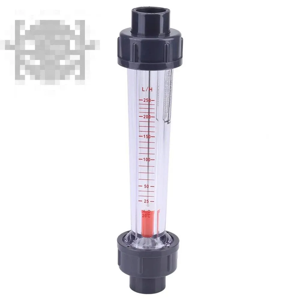 Hilitand 25-250L/H Rotameter Plastic Tube Type Instantaneous Liquid Water Flow Meter DN15