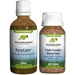 Native Remedies Calm ComboPack - Natural Homeopathic Remedy for Symptoms of Stress, Worry & Nervous Tension and All-Natural Herbal Supplement for a Calmed Mood