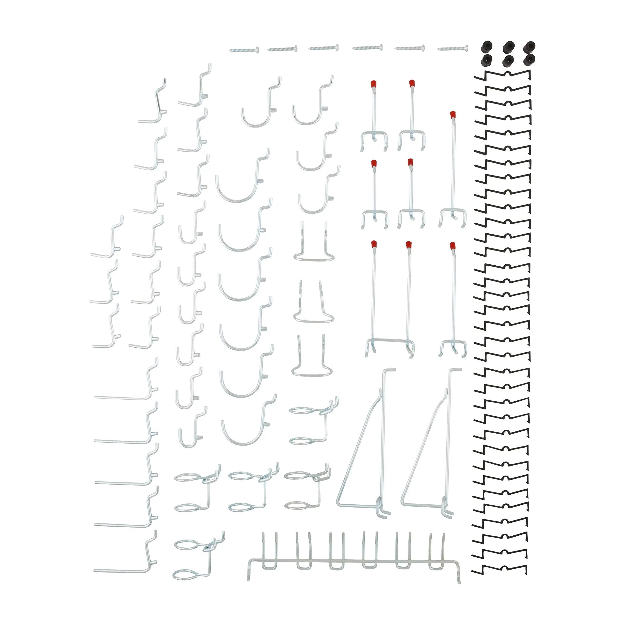 National Hardware CD8377 Assorted Pegboard Hook Set for 1/8&#034; and - Zinc