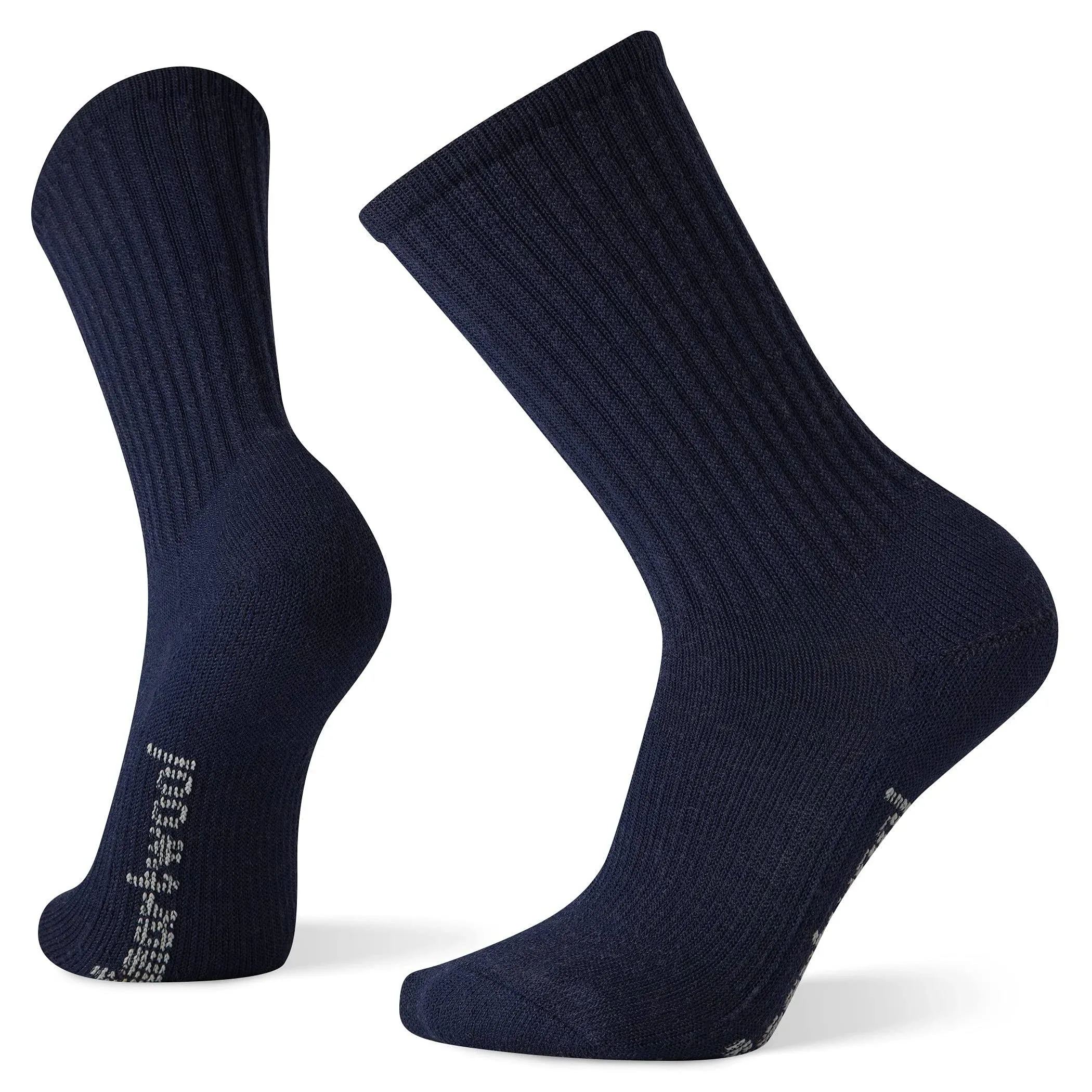 "Smartwool Men's Hike Classic Edition Light Cushion Solid Crew Socks"