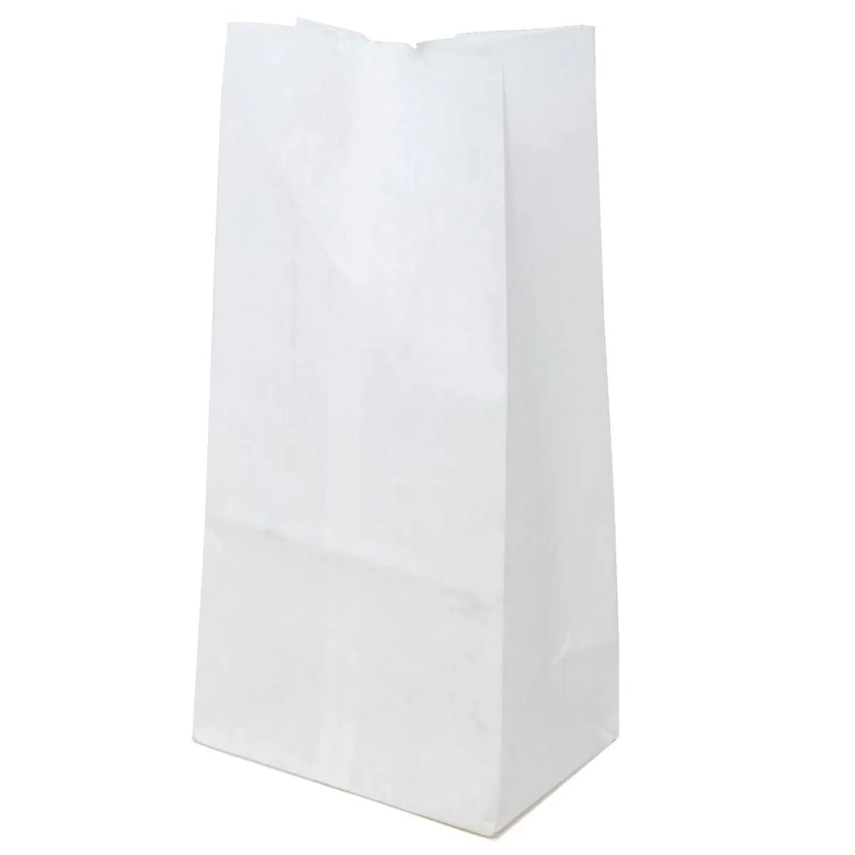 Brown Paper Goods Plain Wax-Coated Paper Bakery Bag White, 4 lb. | 1000/Case