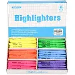 Rarlan Highlighters Chisel Tip Assorted Fluorescent 96 Count Bulk Pack